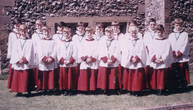 Billy in Bromley Parish Church choir